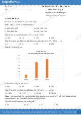 Đề kiểm tra giữa học kì 1 Toán 4 Chân trời sáng tạo - Đề số 11